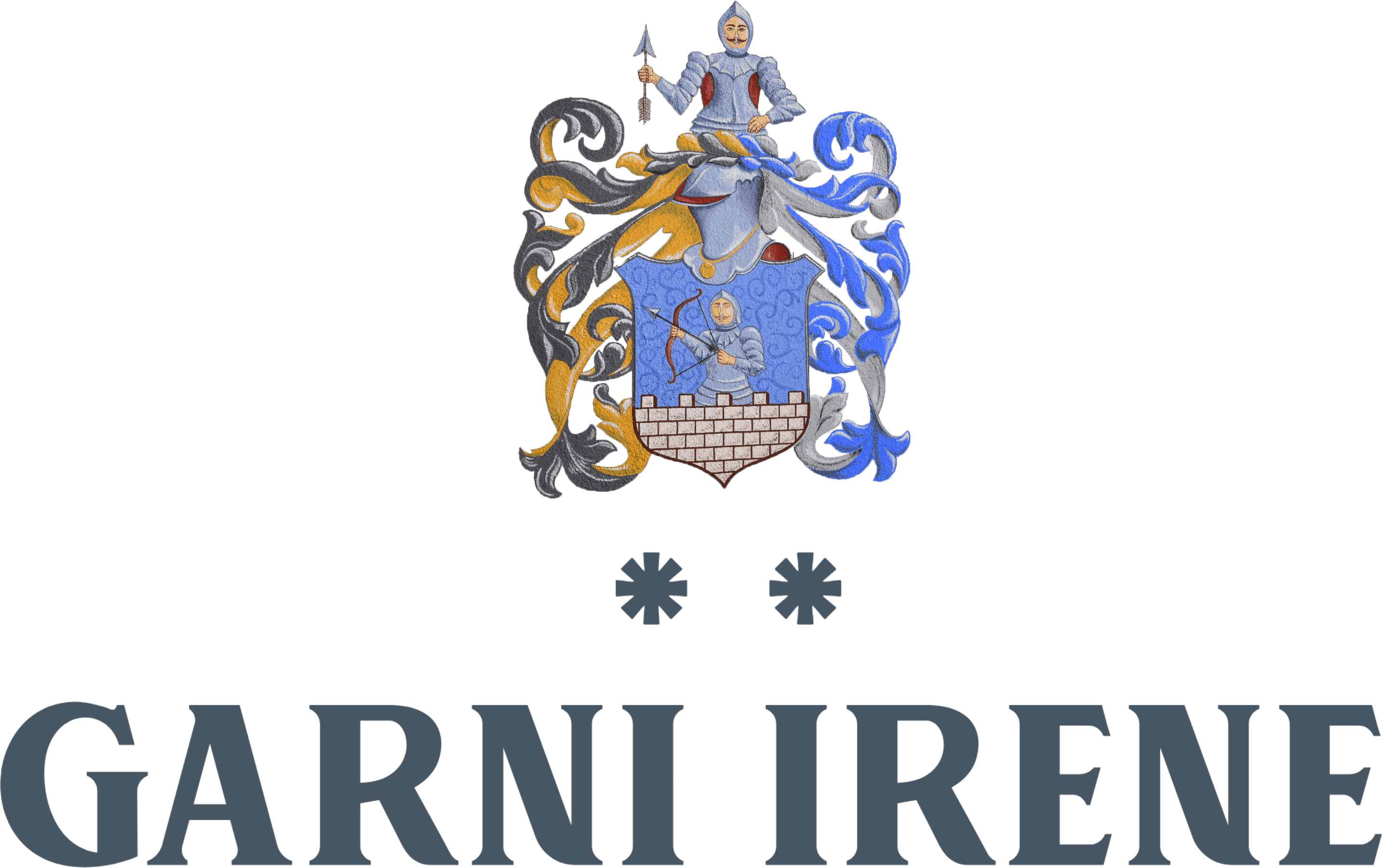 Garni Irene Logo mit Wappen